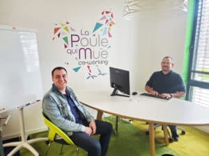Une réunion entre un entrepreneur et son fournisseur dans un salle de réunion privée à Obernai